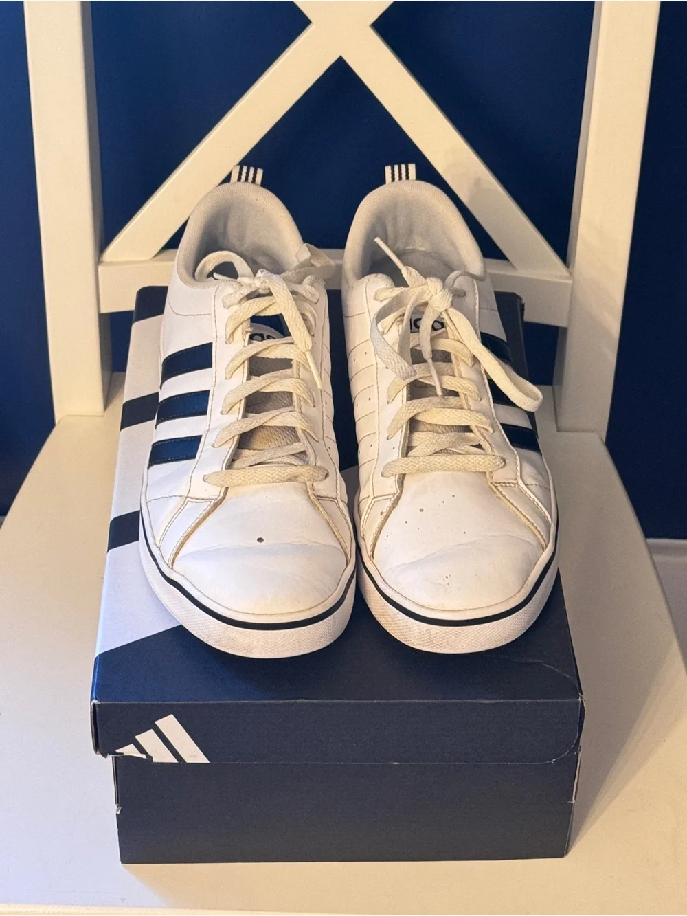 Men’s Adidas Black and White Grand Court Shoes
